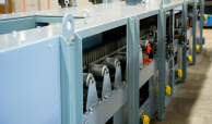 Model 450 feeder with shared discharge